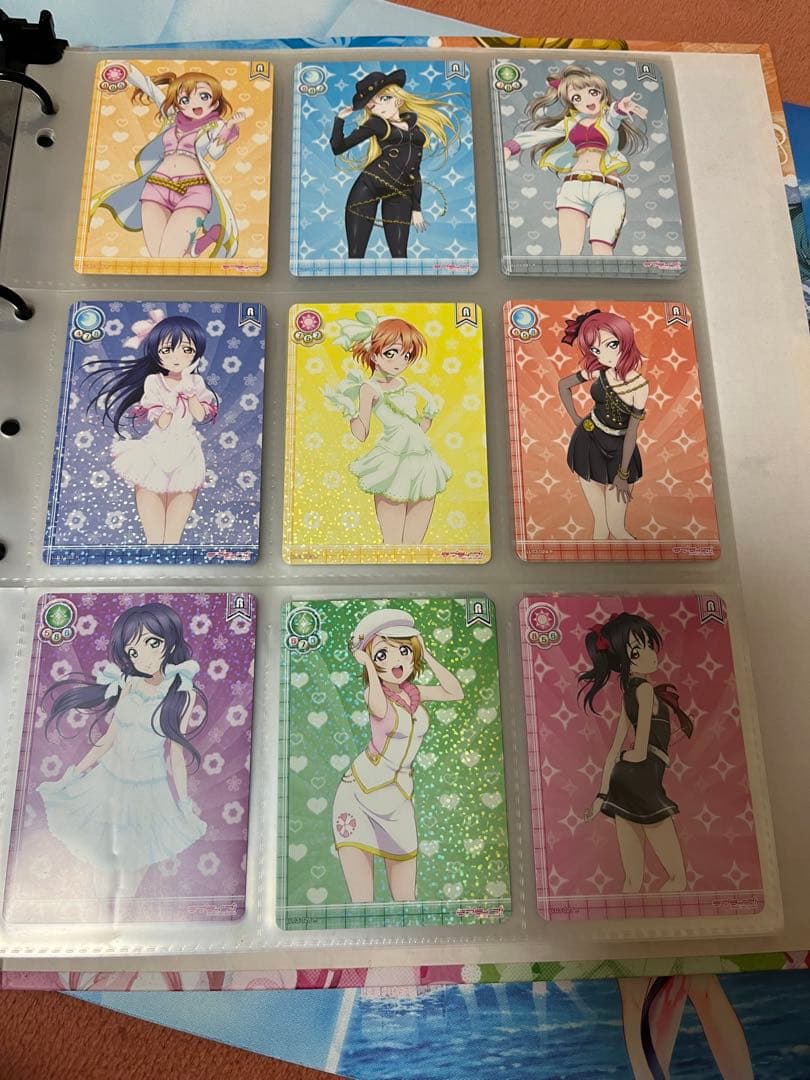 ラブライブ！スクールアイドルコレクション バインダー、カードセット