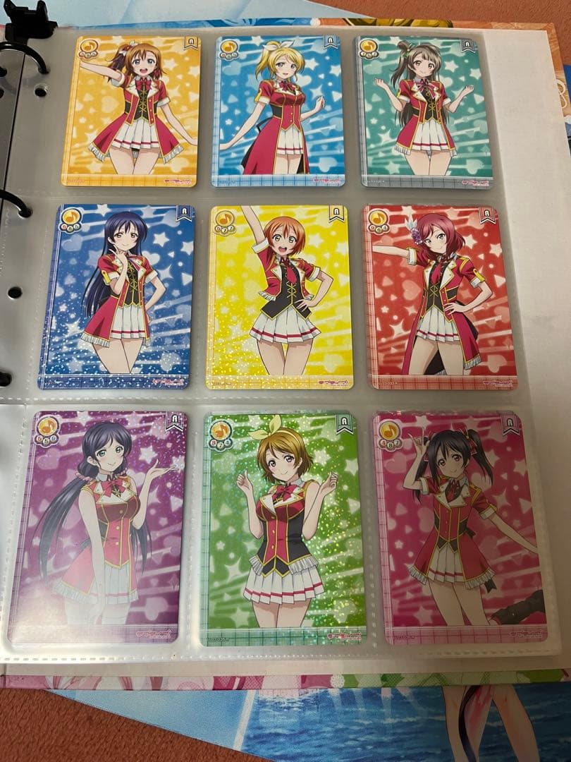 ラブライブ！スクールアイドルコレクション バインダー、カードセット