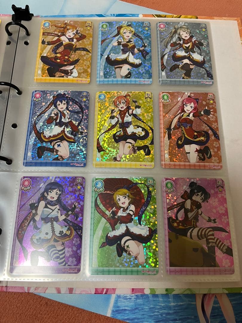 ラブライブ！スクールアイドルコレクション バインダー、カードセット