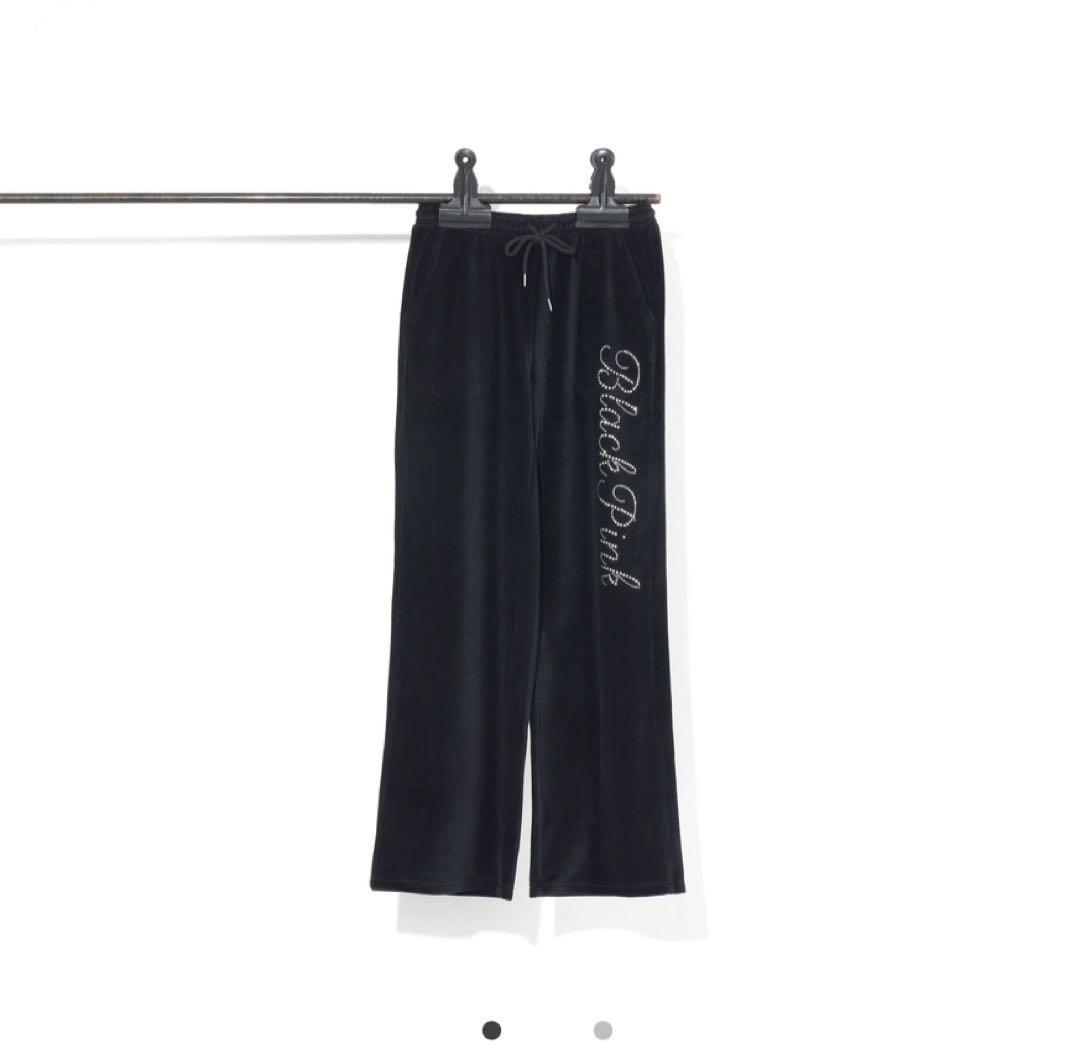 【LIVE会場限定】BLACKPINK ベロアロングパンツ（BLACK）Lサイズ