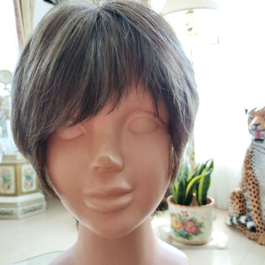 ショートボブウィッグ グラデーションブラウン