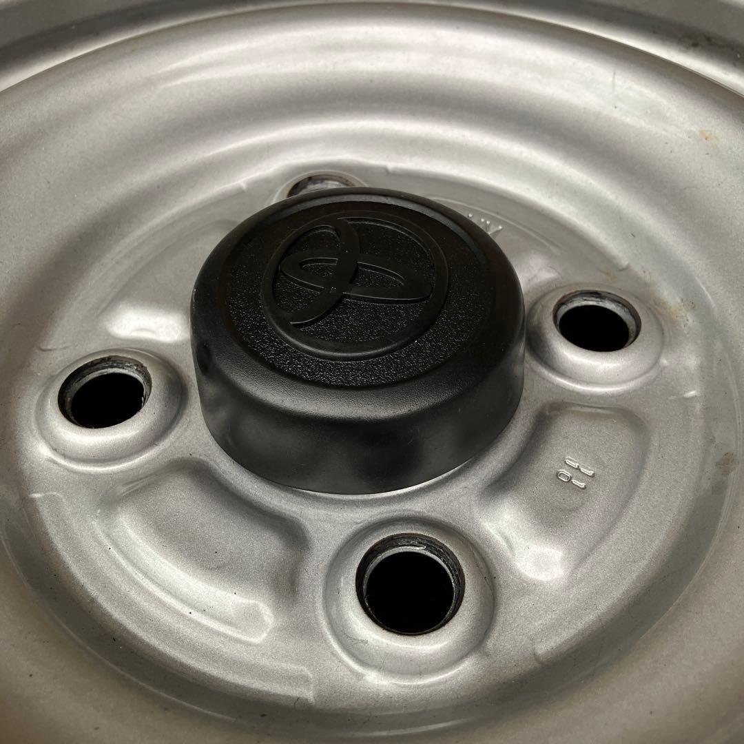 鉄チン４本　13×4.5J ハブ径54 ダイハツ　スズキ軽　ツライチ　希少