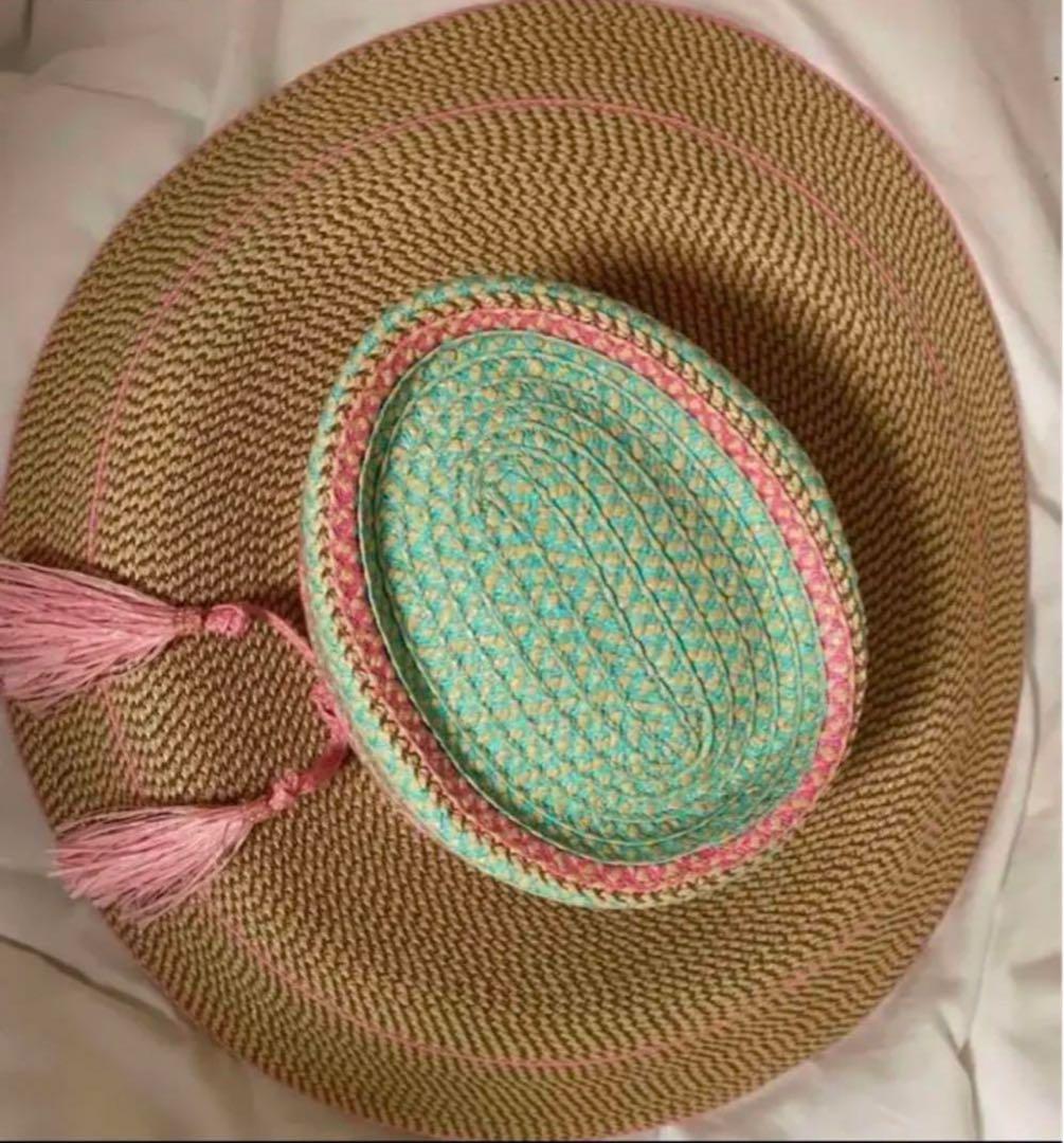 エリックジャビッツ ERIC JAVITS アメリカ製 麦わら帽子 カラフル