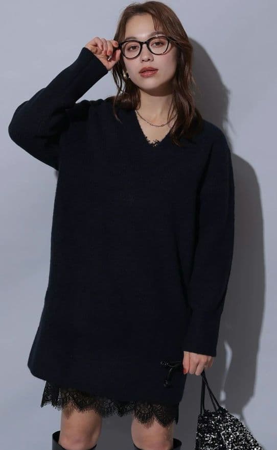 【新品】アルページュストーリー　レースキャミワンピース×ニットワンピースSET