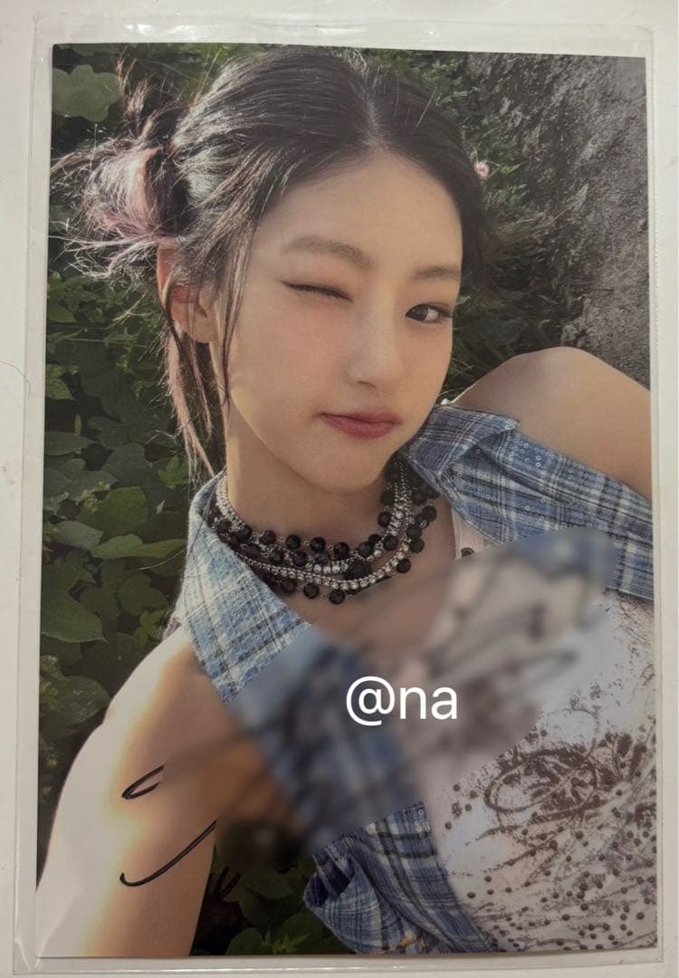 Kiss of life ハヌル ポストカード サイン入り luckyday