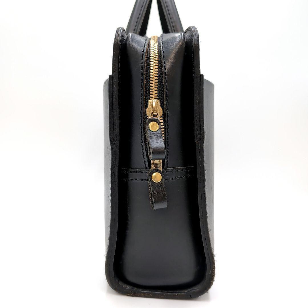 HERZ　ヘルツ　ブリーフケース　堅牢　ビジネスバッグ　ヌメ革　レザー　ブラック