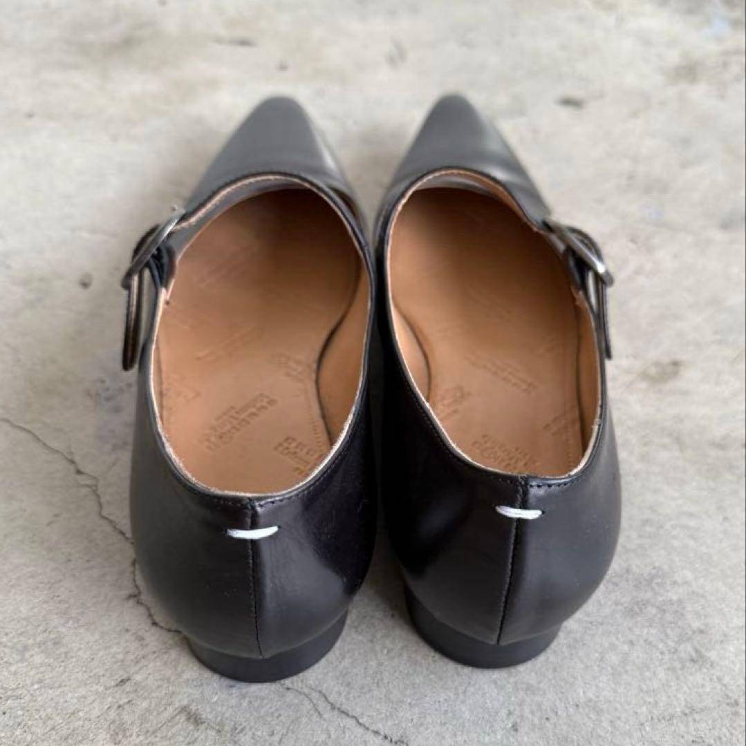 超美品　メゾンマルジェラ　ハイペリオン　メリージェーン　ポインテッドトゥ