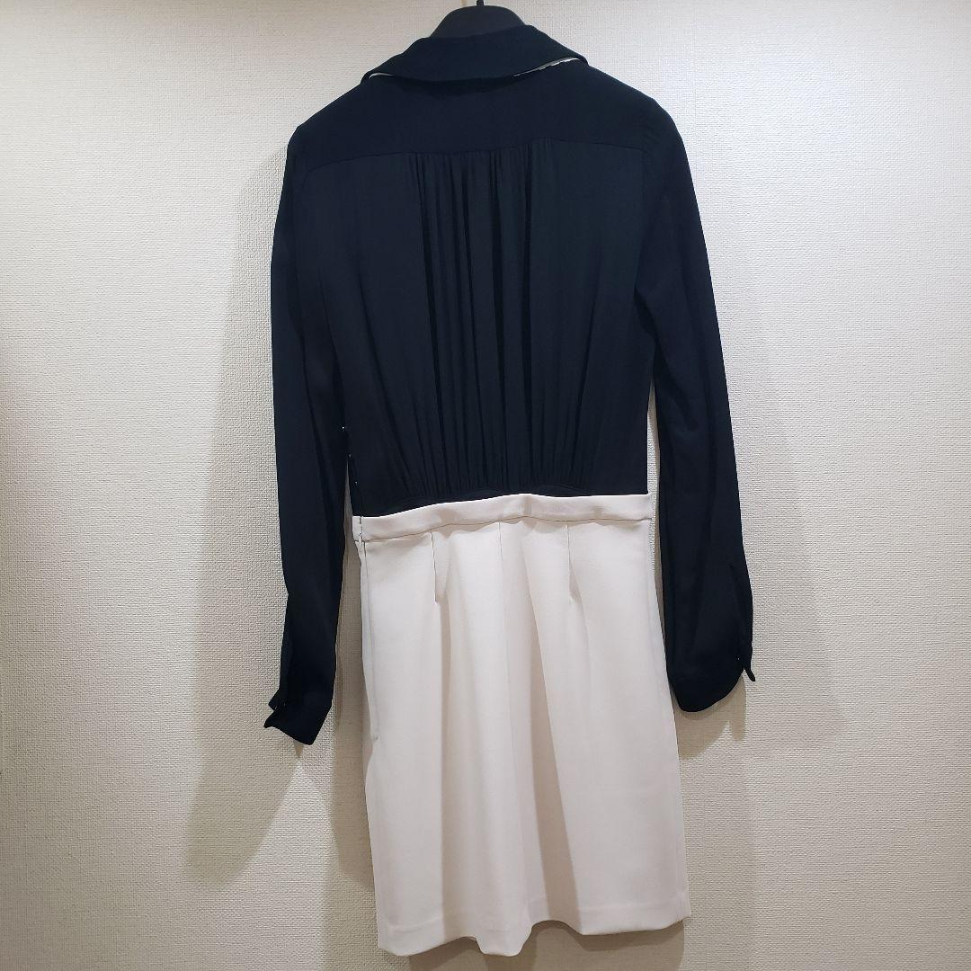 エリザベッタフランキ　ワンピース　シュミーズドレス　スカーフ　ボウタイ