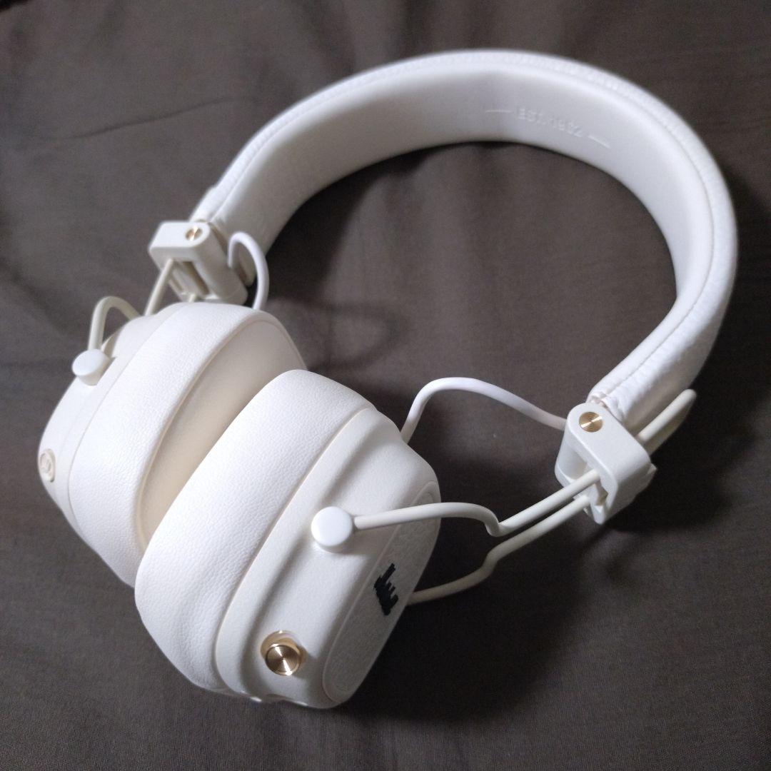 MarshallMajorV ヘッドフォン クリーム　ホワイト 白 マーシャル
