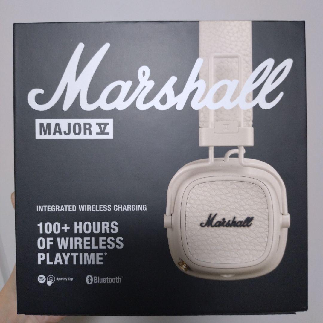 MarshallMajorV ヘッドフォン クリーム　ホワイト 白 マーシャル