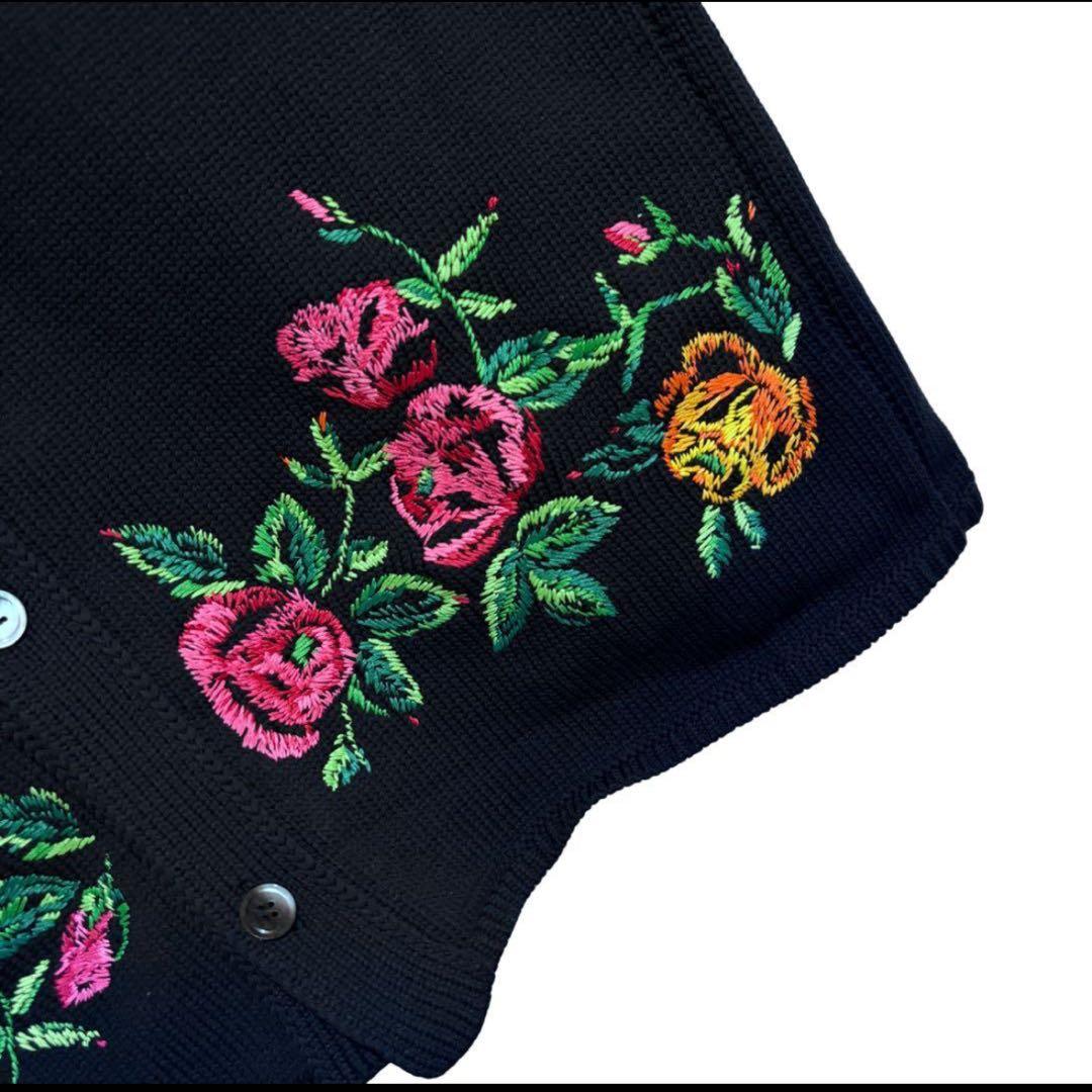 2022年春夏コムデギャルソンオムプリュス　花柄刺繍ベスト