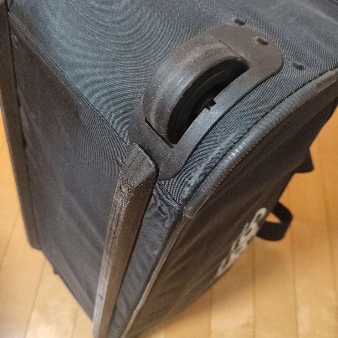 ７０㍑ キャスター付き　adidas アディダス　大容量ボストン ブラック