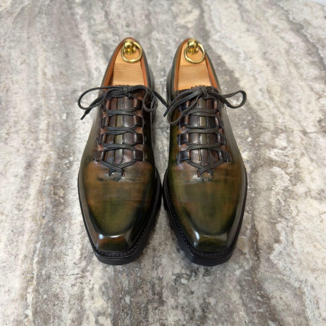 特注 定価36.6万円 ベルルッティ ニューウルティマ パティーヌレザーシューズ