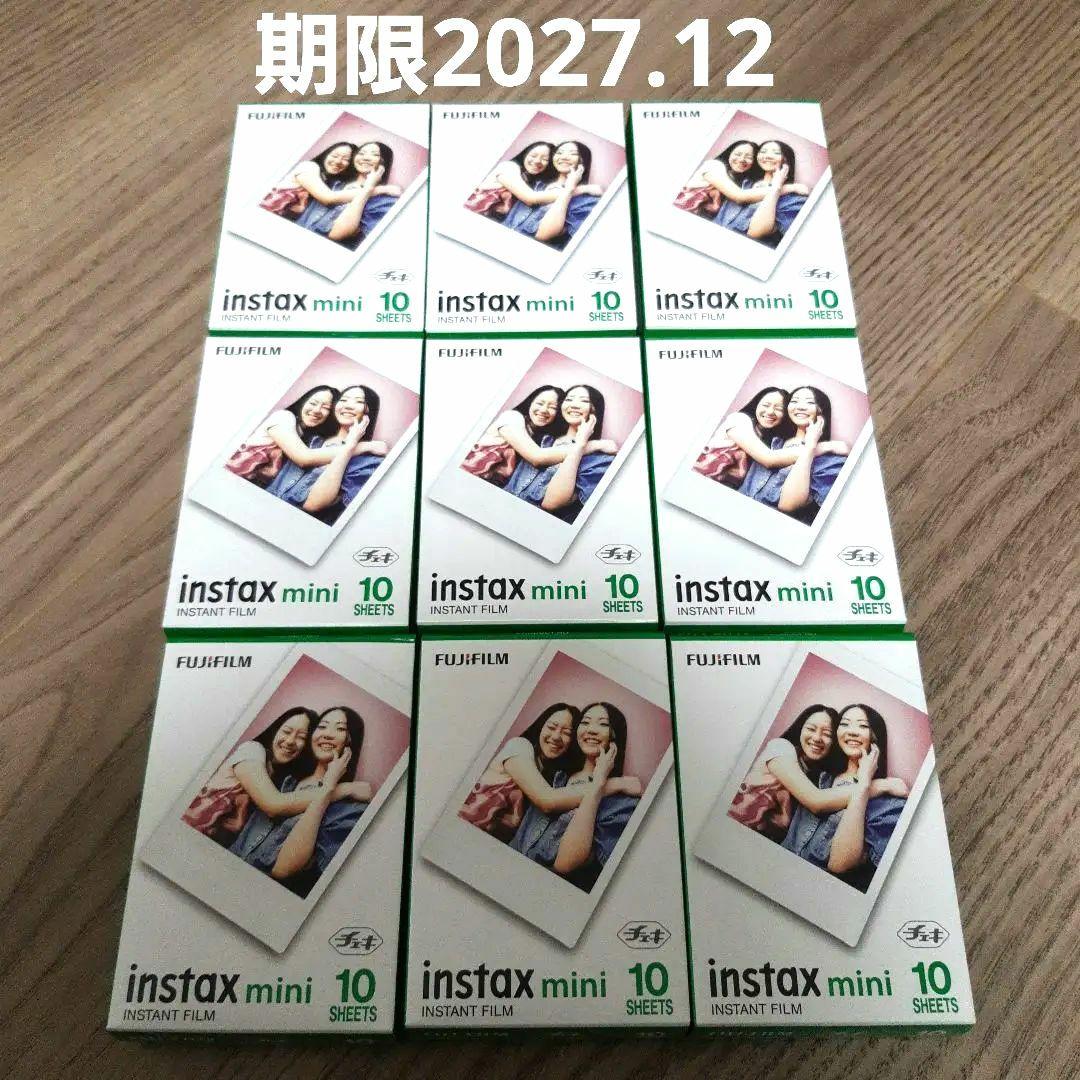 FUJIFILM instax mini チェキフィルム 10枚入9 個セット