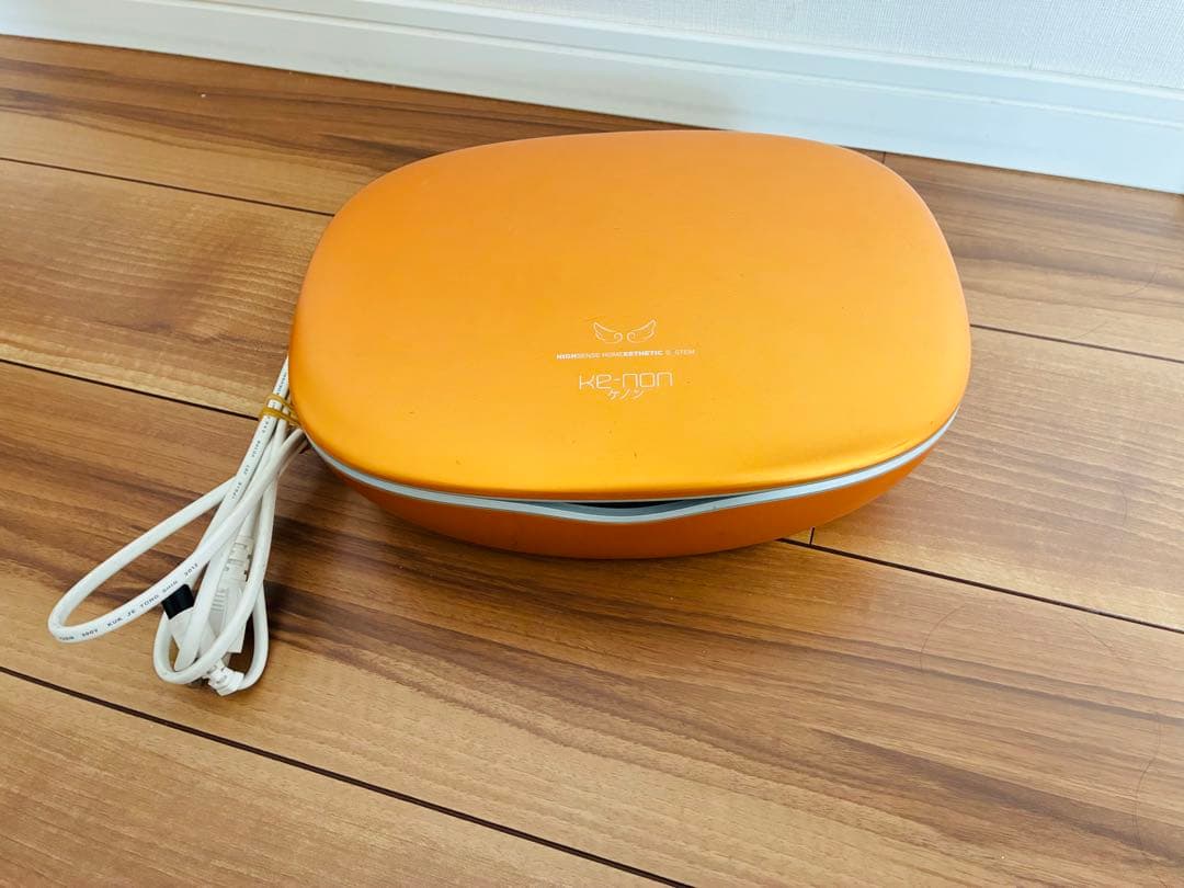 ケノン オレンジ色 脱毛器 デジタルディスプレイ付き