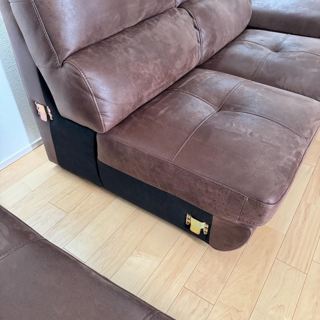 RELAX FORM スモールカウチソファ 3人掛け （左側モジュール）