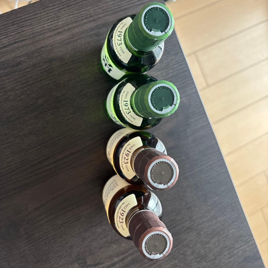 [ミニボトル180ml]山﨑/白州　ウイスキー