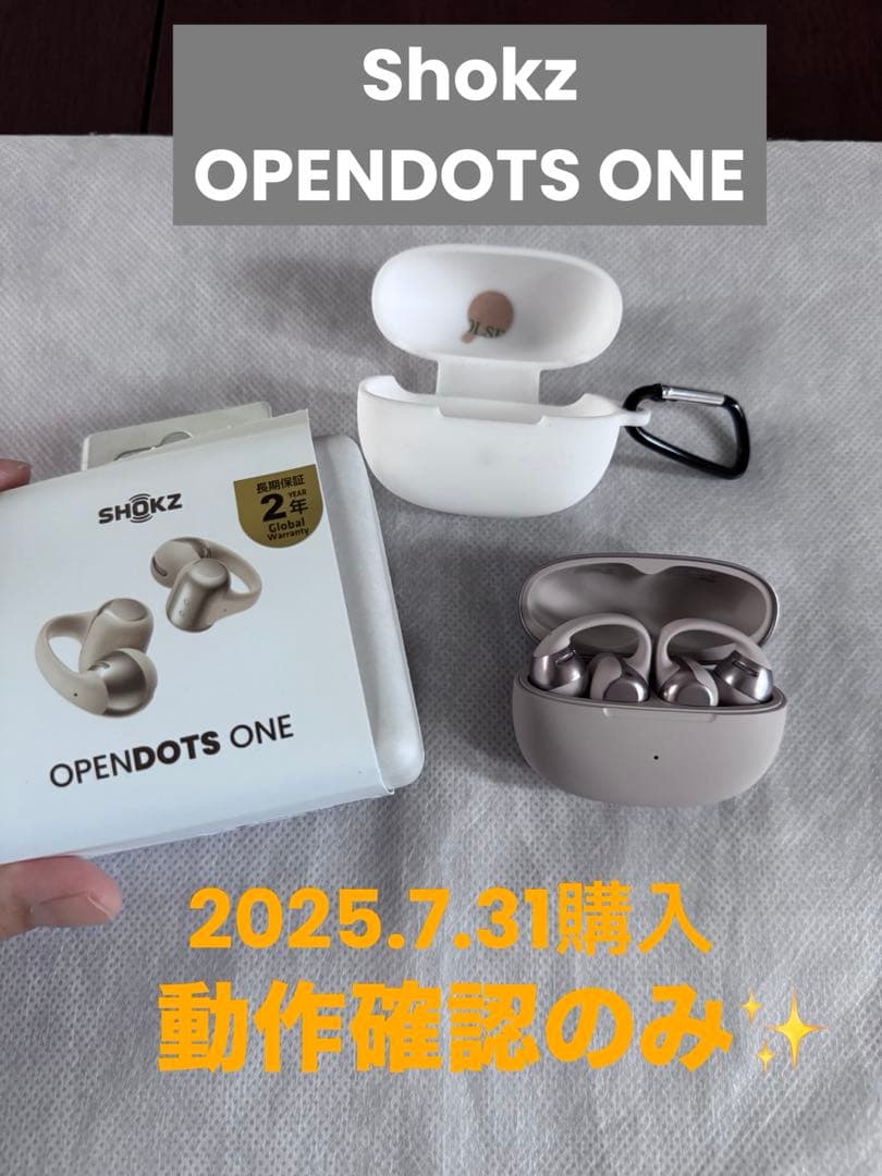 値下【新品】Shokz OpenDots ONE イヤーカフ型ワイヤレスイヤホン