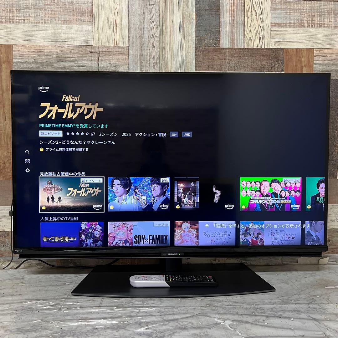 t_ogawさん専用未使用品シャープ40型4KチューナAndroid TV動画ア