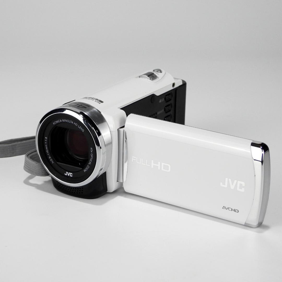 【専用】HDデジタルビデオカメラ JVC EverioGZ-E117-W動作確認