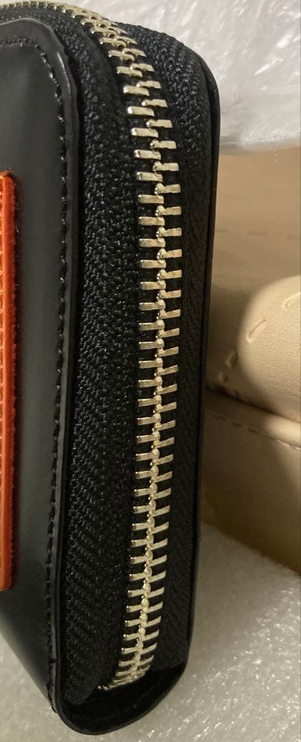 Porter ＰＳレザーウォレットチェッカーフラッグ　ブラック