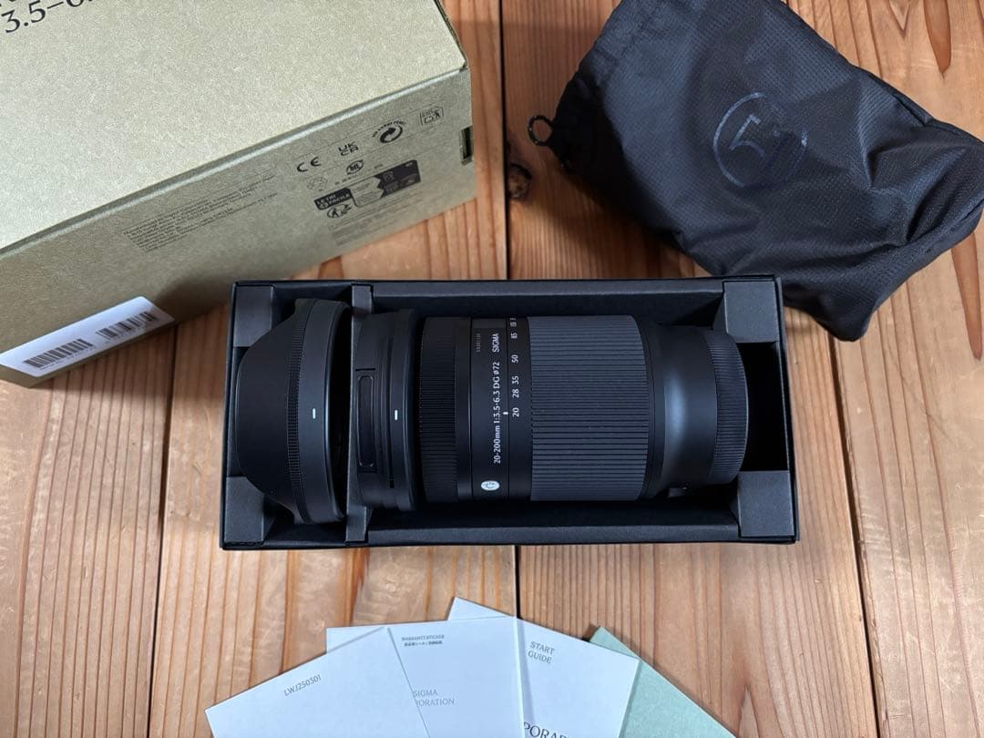 【美品】SIGMA 20–200mm F3.5–6.3 DGソニーEマウント
