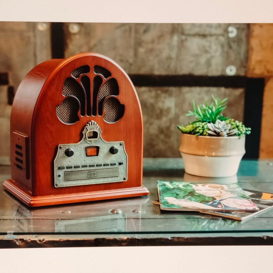 Crosley Cathedralラジオ CDプレーヤー