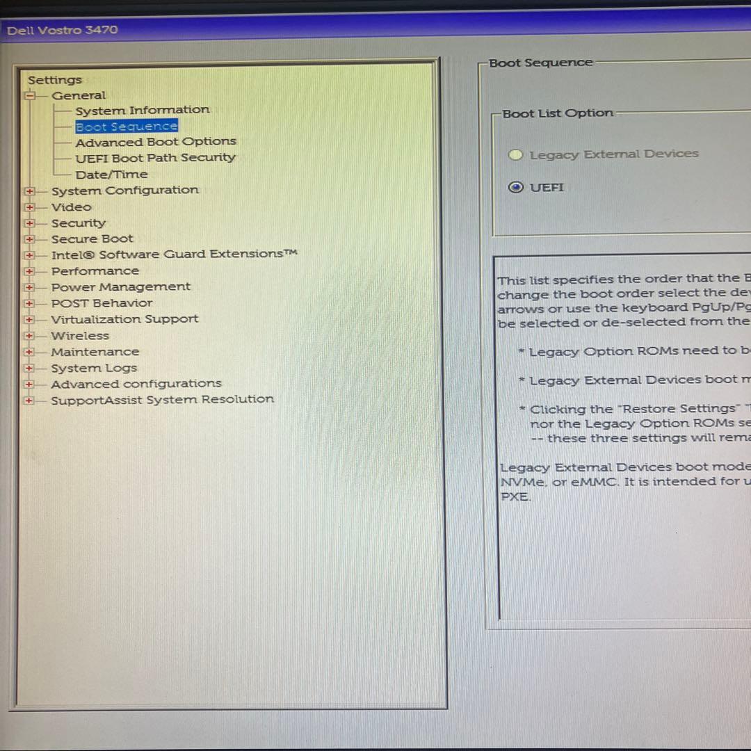 8世代！Core i5！DELL Vostro3470本体のみジャンク品