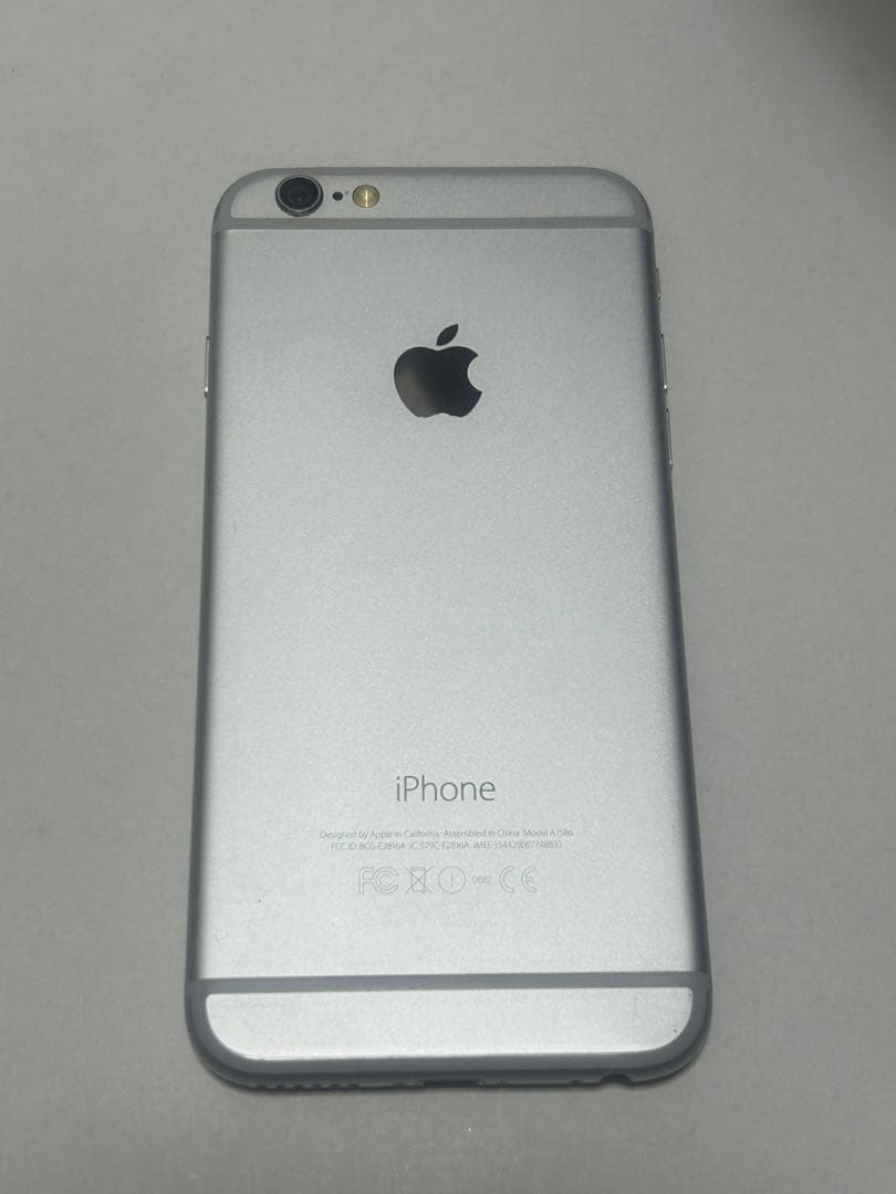 iPhone6 128GB バッテリー100%動作確認済み SIMなし