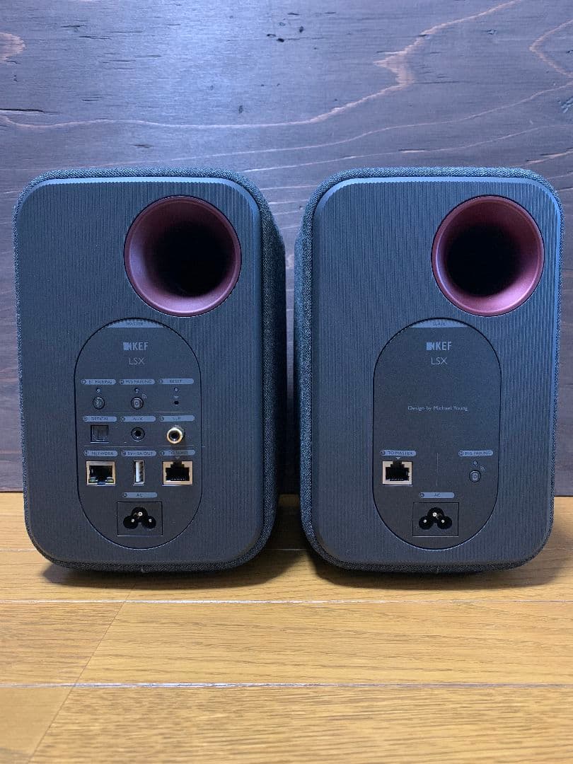 KEF LSX ワイヤレスHiFiスピーカー かなりの美品 元箱付