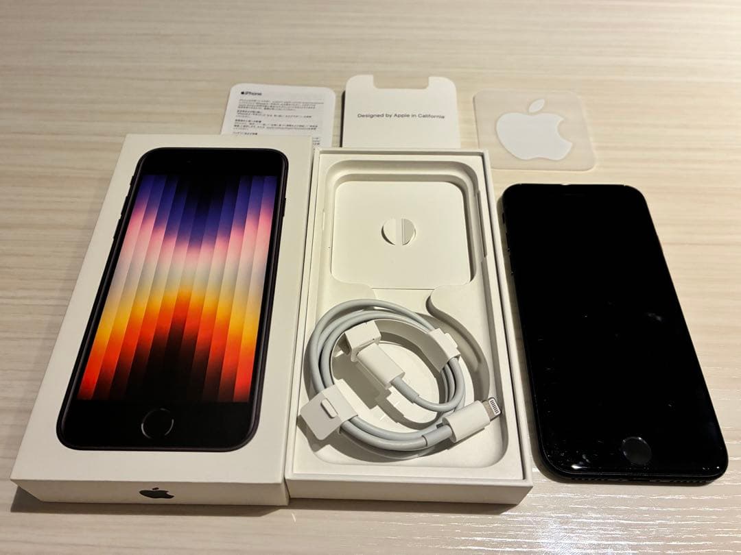 i phoneSE 2022年　データ消去済