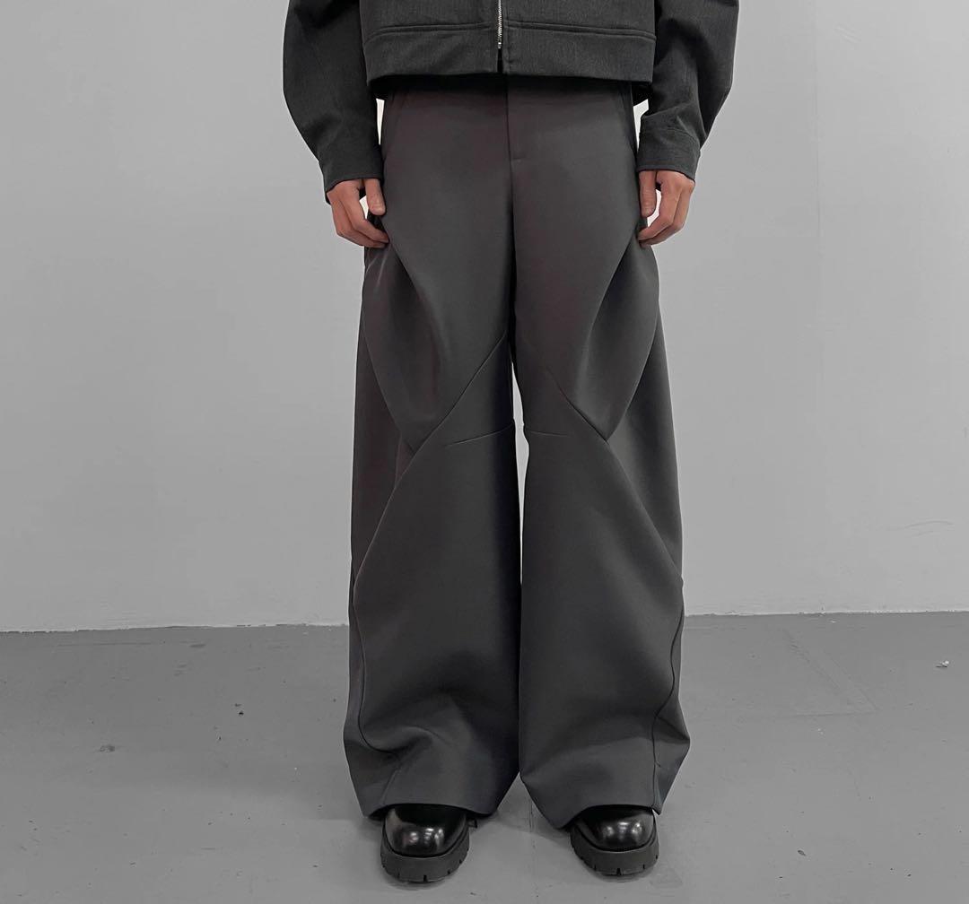 baovicto変形ワイドスラックス　ブラック