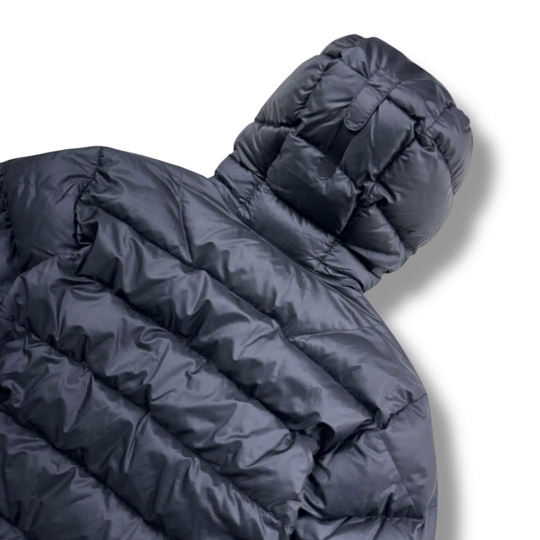 定番カラー モンベル アルパインダウン ジャケット フード 軽量 S アウトドア