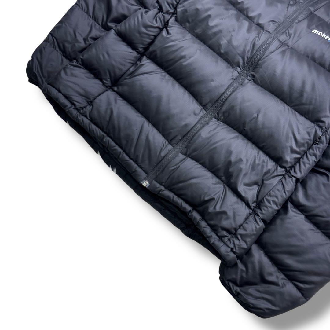 定番カラー モンベル アルパインダウン ジャケット フード 軽量 S アウトドア