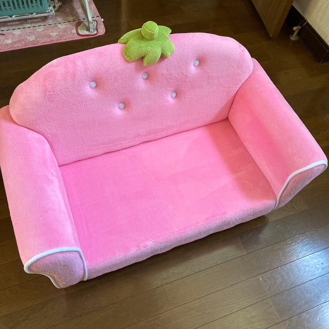 いちごソファー 子供用 マザーガーデン