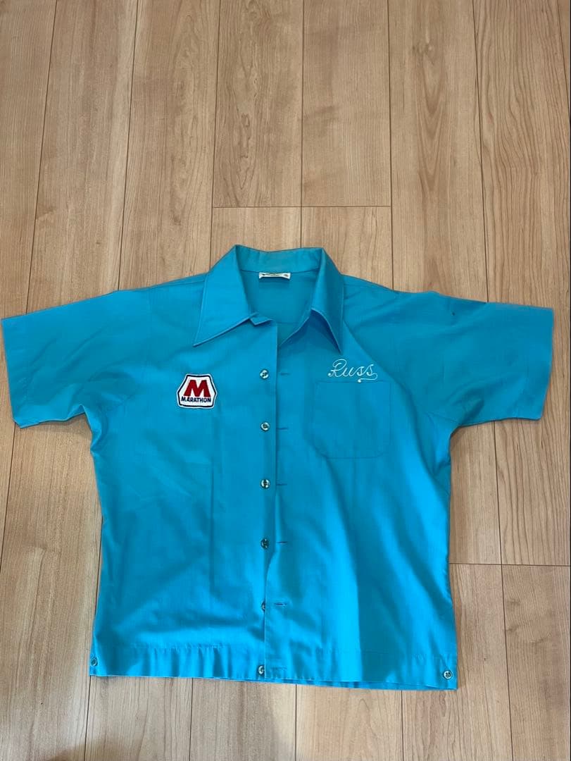 ヴィンテージ　King Louie ボーリングシャツ　M チェーンステッチ