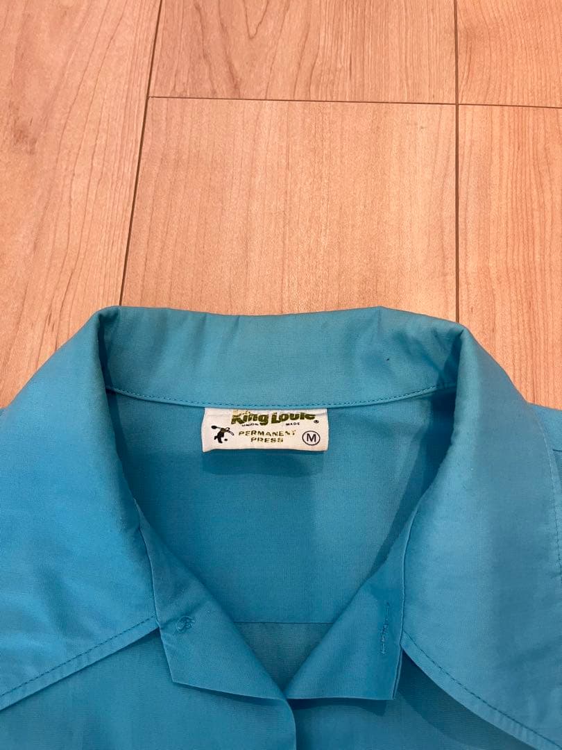ヴィンテージ　King Louie ボーリングシャツ　M チェーンステッチ