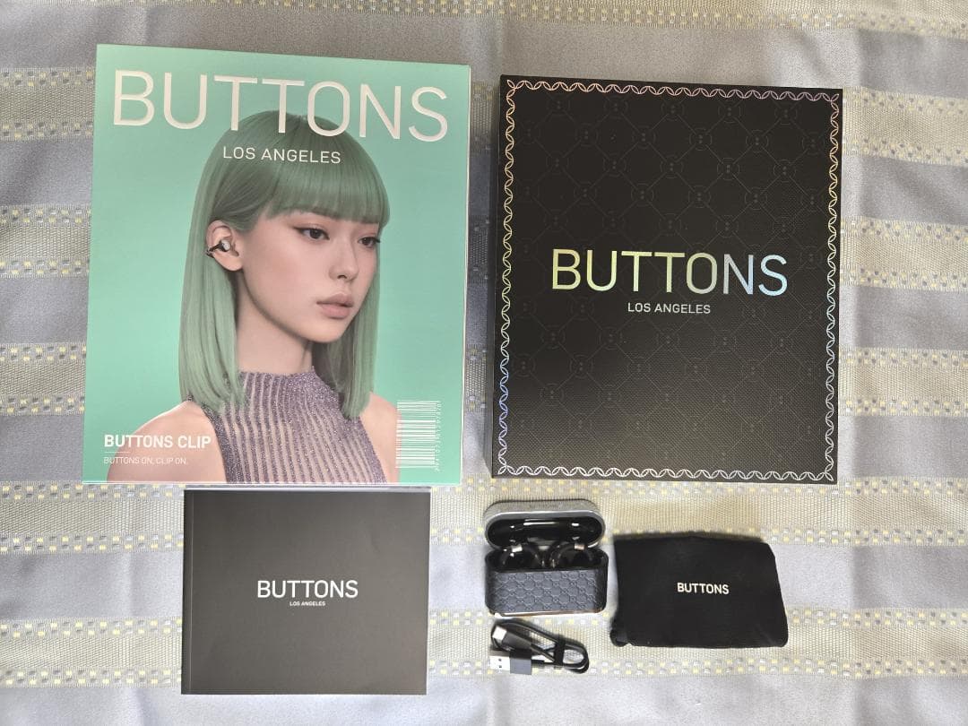 モダニティ BUTTONS CLIP (バトンズ クリップ) シルバーブラック