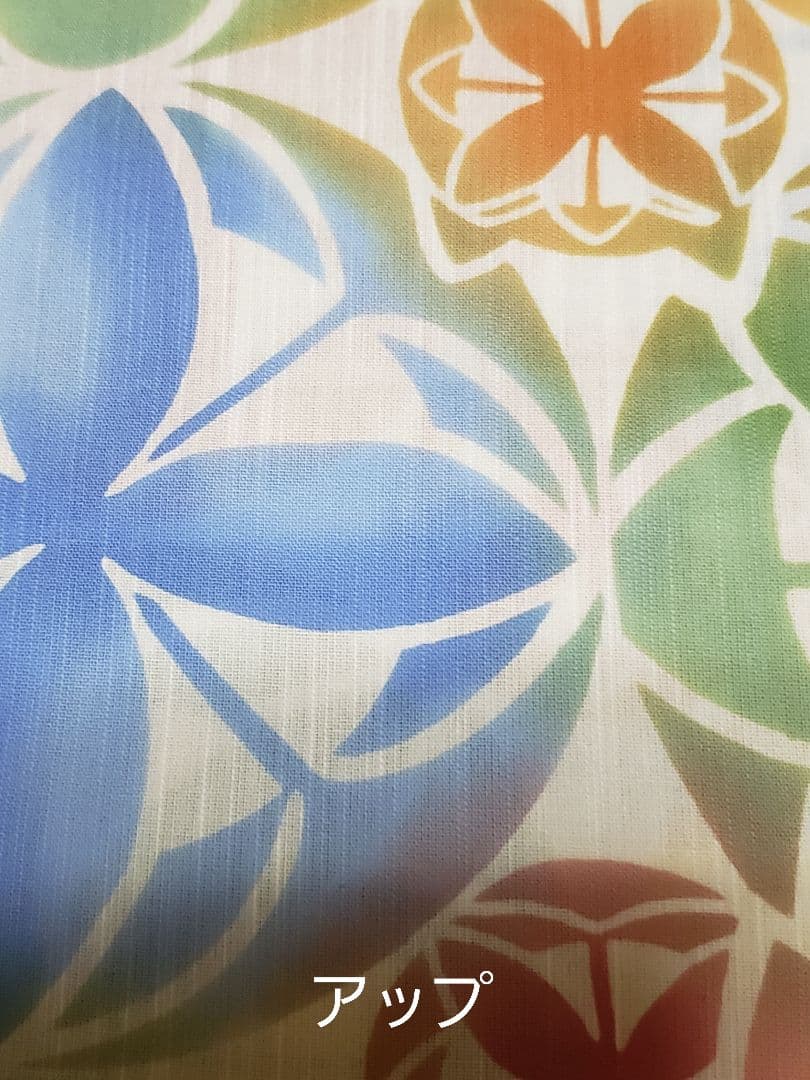 ご依頼様❤️新品■TSUMORI CHISATO．涼しげ七宝風暈し模様，浴衣反物