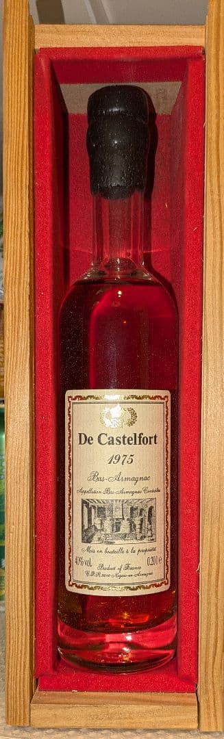 50年熟成/1975年ヴィンテージのブランデー（アルマニャック）