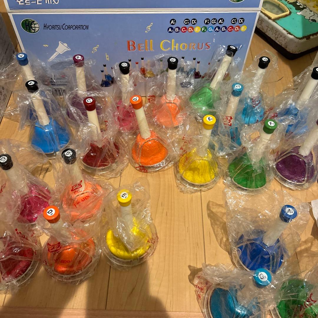 【美品】ベルコーラス ハンドベル20音 セットBC-20K ＋　3years