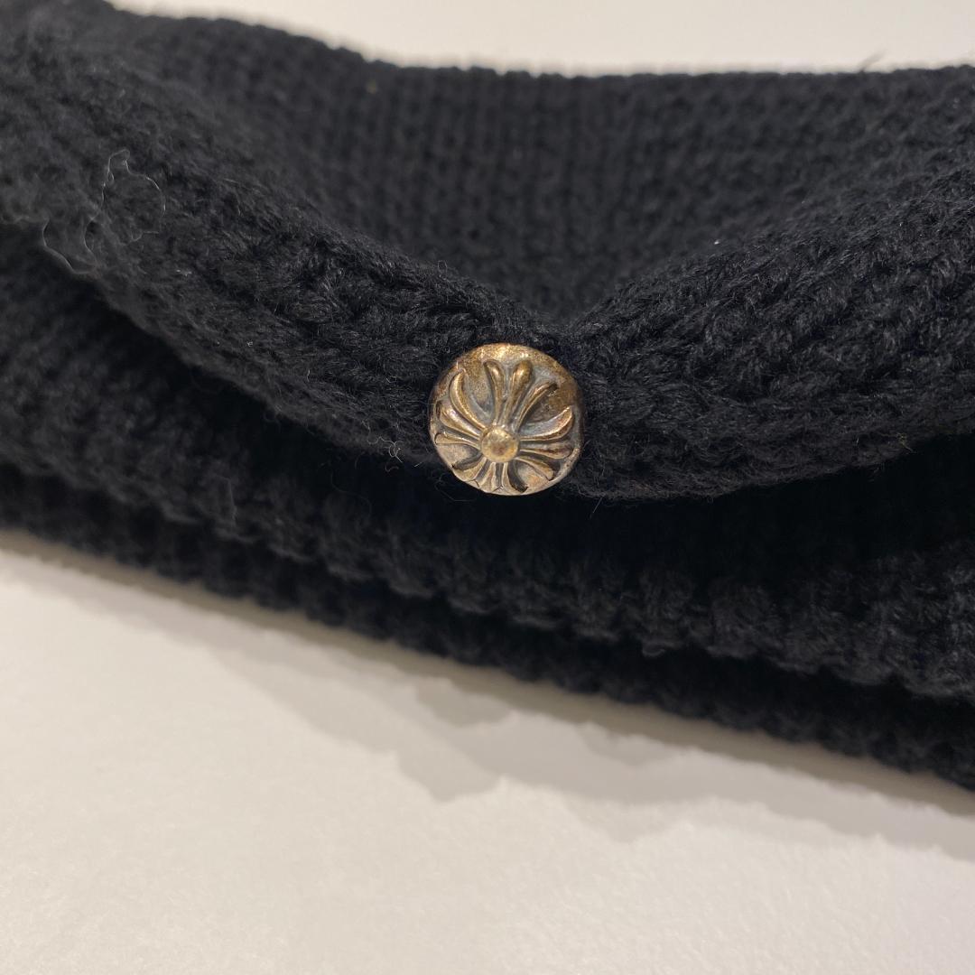 新品未使用 CHROME HEARTS クロムハーツ ビーニー ブラック