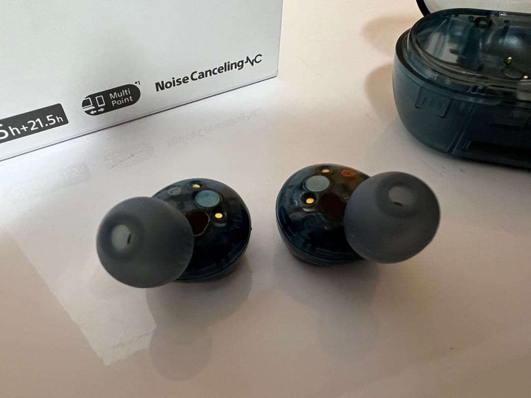 ☆ SONY WF-C710N グラスブルー ほぼ未使用！