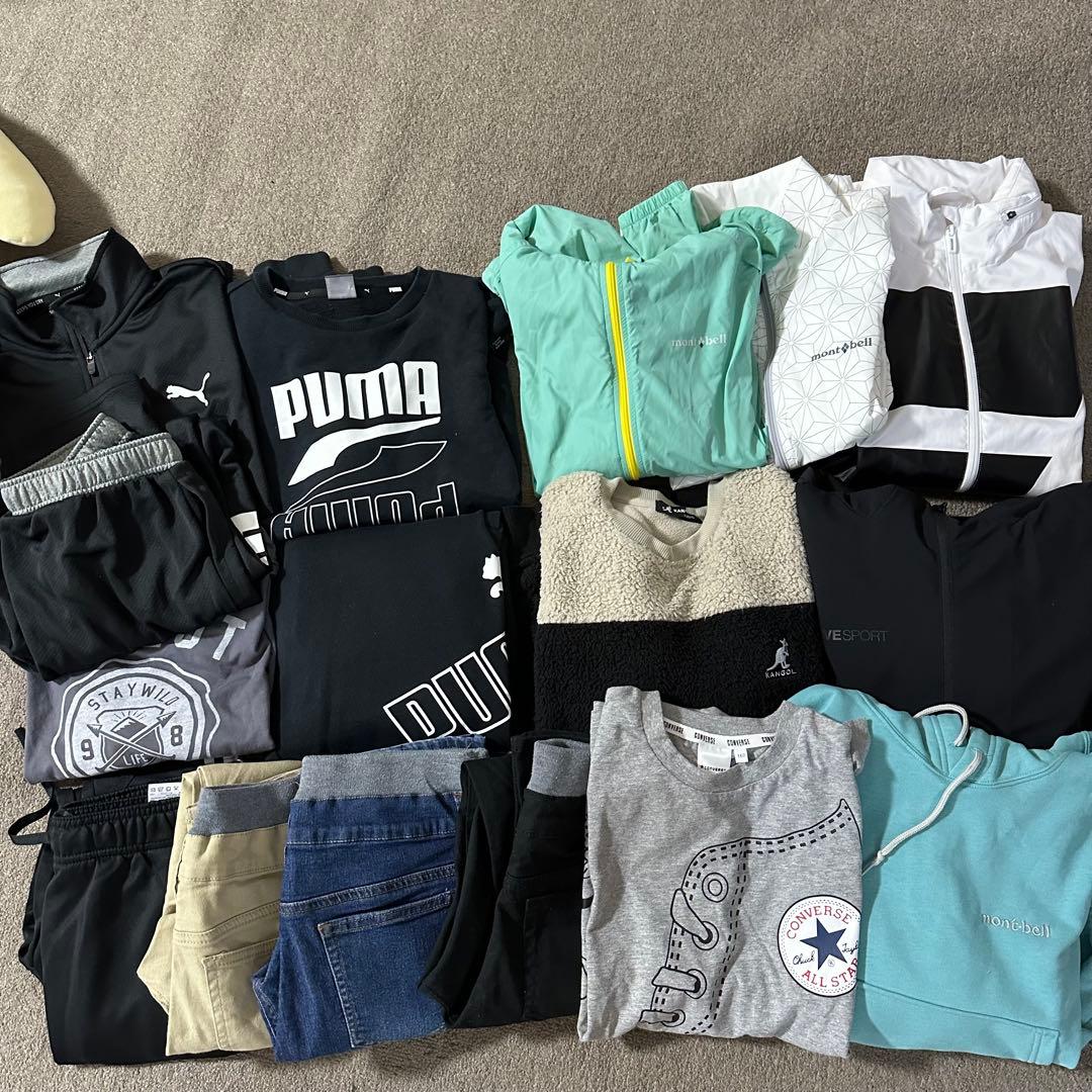 子供服　服　PUMA mont-bell着用品　160cm お買い得　まとめ売り