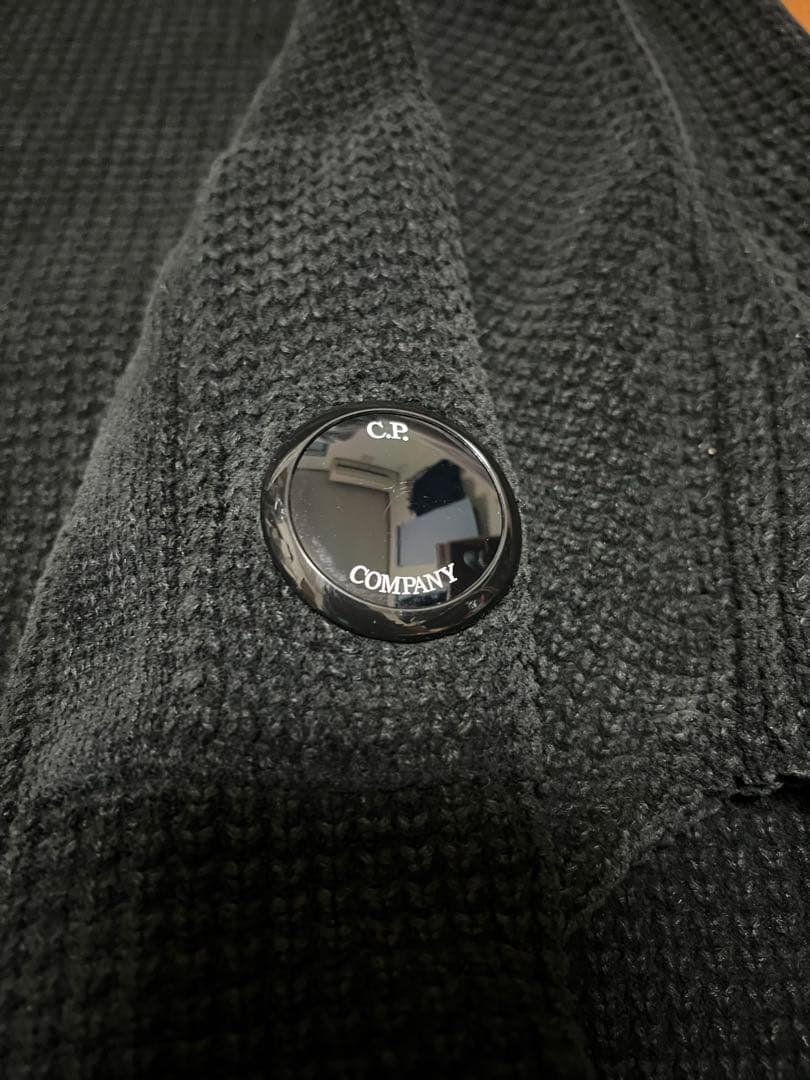 トップス c.p company crewneck lens sweater black