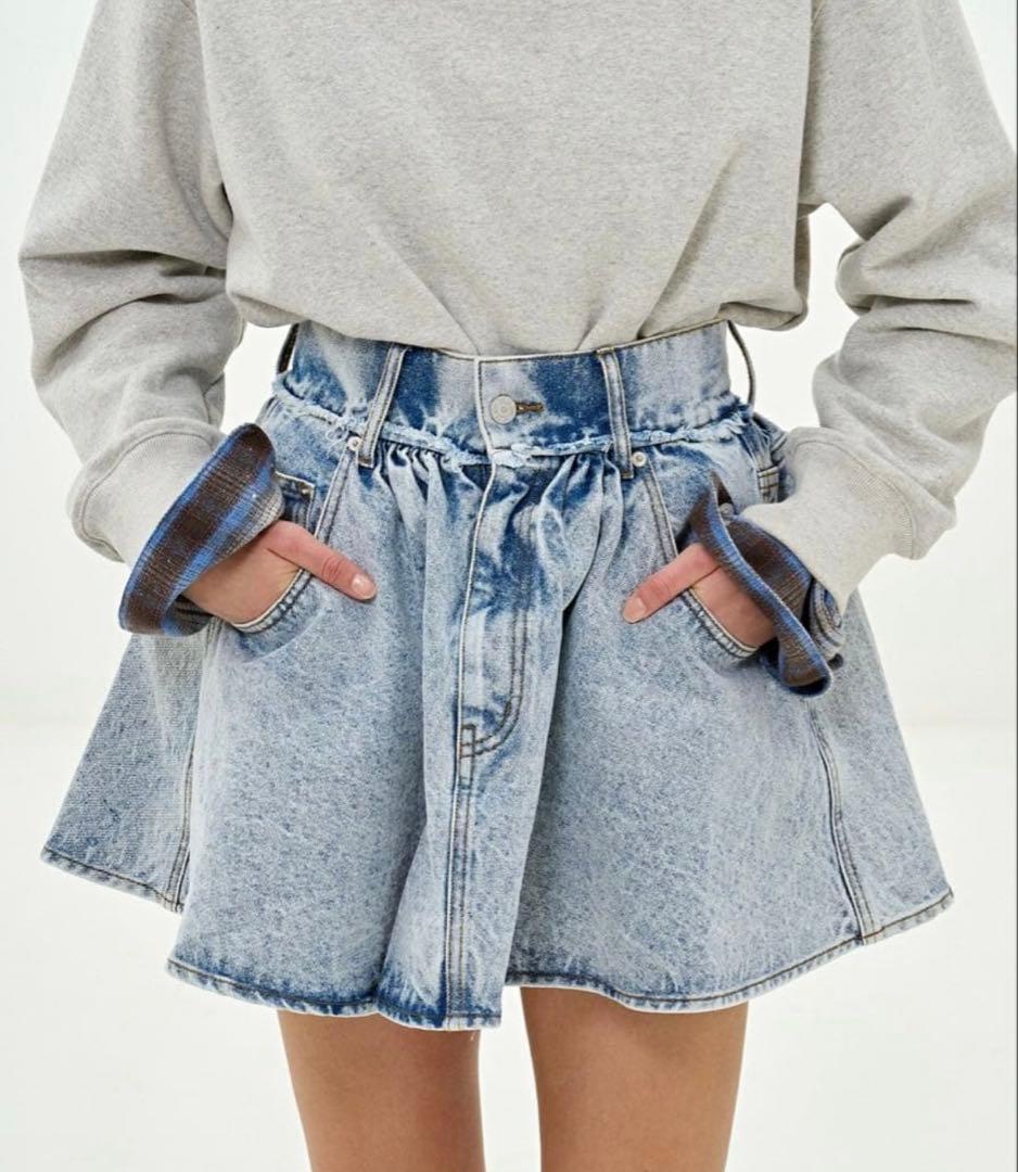 THE TOE ザ・トゥー　デニムミニスカート　新品未使用　タグ付き