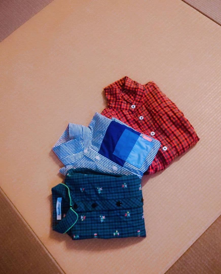 familiar(⁠*⁠•⁠ᴗ⁠•⁠*⁠)長袖シャツ110センチ1枚୧⁠⁠୨