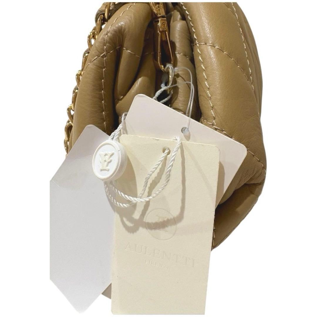 未使用✨ AULENTTI オウレンティ キルティングチェーンバッグ 2way