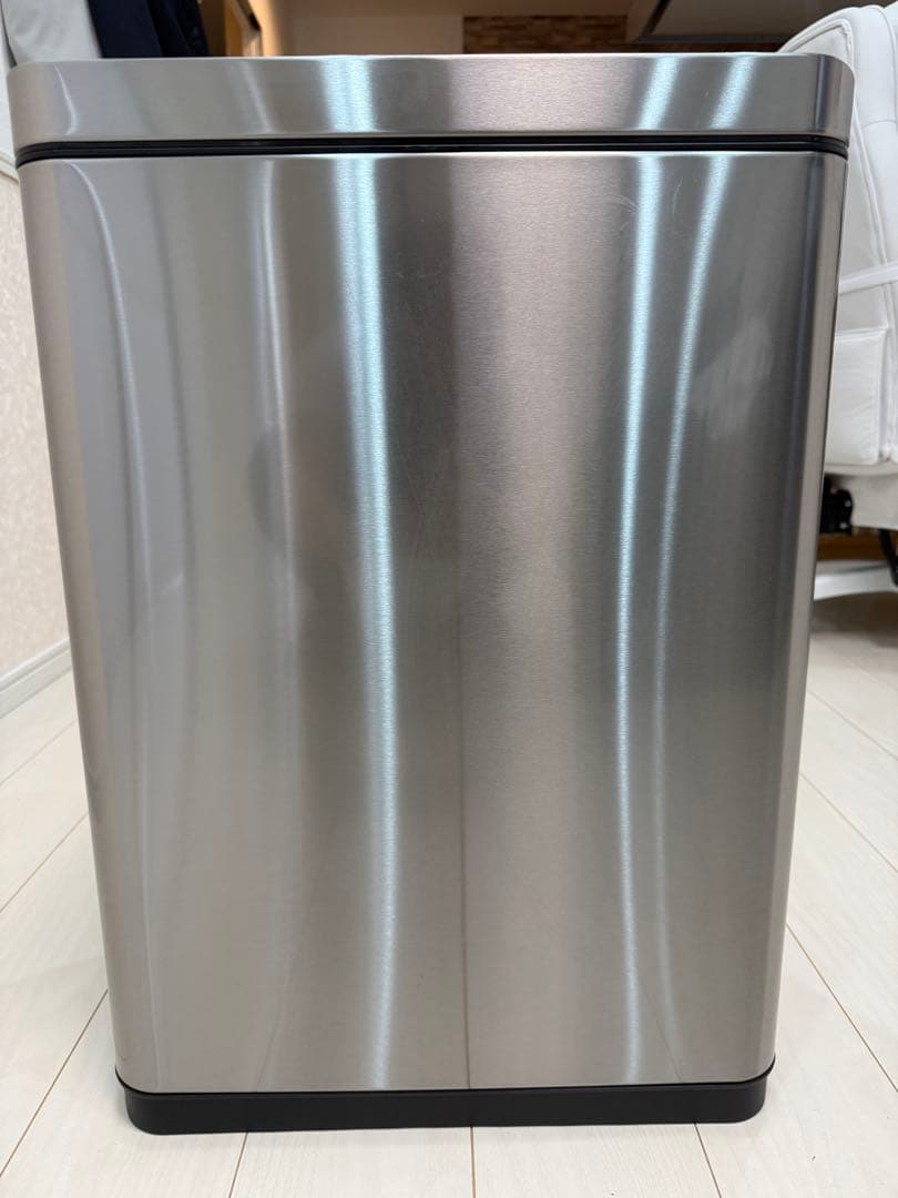 EKO 電動ゴミ箱　45L 自動開閉　両開きタイプ　ステンレス