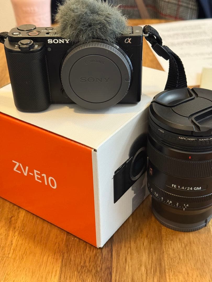 【最終値下げ】SonyZV-E10 × 24mm F1.4 GM レンズセット